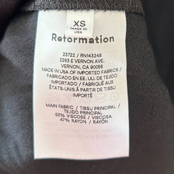 Reformation Strapless Larkin Dress in Black - Never Been Worn with Tags! - Picture 6 of 7